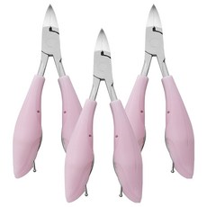 腳趾甲剪 指甲鉗, 粉紅色, 3個