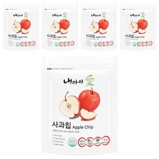 내아이애 동결건조 과일칩, 12g, 5개