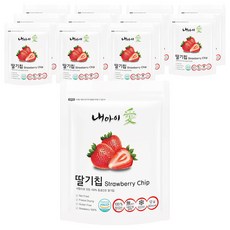 내아이애 동결건조 과일칩, 12g, 12개