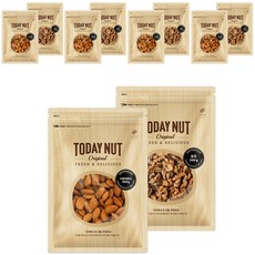 Today Nut 烤杏仁 300g + 核桃 250g, 5組