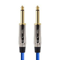 HDtop 金屬 5.5 單聲道音源線 5m, 藍色, 1個, HT-TP3773