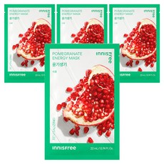 이니스프리 New 석류 에너지 마스크 22ml, 1개입, 4개
