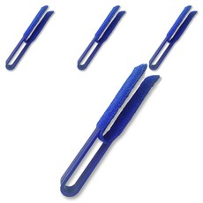 Bacogel 縫隙抹布 夾式 室內窗框灰塵清潔刷, 4個, 藍色