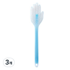 手掌背部按摩不求人, 3個, 藍色