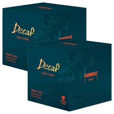 CABINEAT 脫咖啡因膠囊咖啡, 7g, 12顆, 2盒
