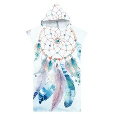 沙灘連帽毛巾衣