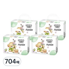 나비잠 매직소프트 밴드형 기저귀 유아용, 2단계, 704매