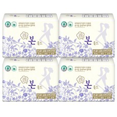 OCBON 本恩 金牌薄款蝶翼衛生棉, 夜用型(34cm), 8片, 4包