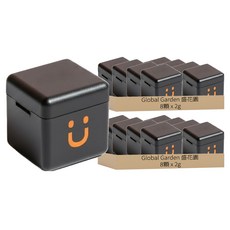 Global Garden 盛花園 Coffeehead 超方塊 美式中烘快飲系列 即溶咖啡, 8顆, 2g, 2盒