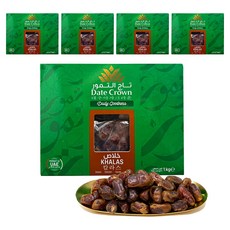 데이트크라운 칼라스 대추야자, 1kg, 5개