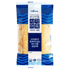 효성어묵 부산전통 사각어묵, 256g, 1개