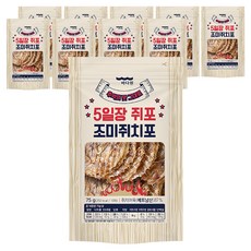 바다원 5일장 쥐포 조미쥐치포, 75g(10미), 10개