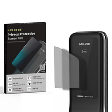 Milre門鎖隱私保護PET防指紋安全保護膜2片組, 1套, PET HD