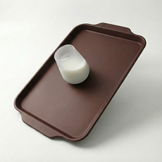 利賓美特 防滑速食託盤, 棕色, 1個