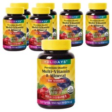 홀리데이즈 멀티비타민 앤 미네랄 포우먼, 90정, 7개