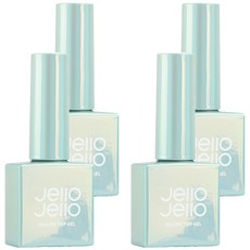 Jello Jello 美甲免清潔封層凝膠 10ml, 單一顏色, 4個