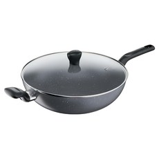Tefal 特福 礦石灰系列 不沾炒鍋加蓋, 32cm, 1個