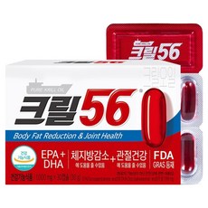 Krill56 磷蝦油 1000mg, 30錠, 1個
