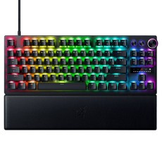 RAZER 雷蛇 Huntsman 獵魂光蛛 V3 PRO TKL 電競鍵盤 (中文), 黑色, RZ03-04981500-R3T1, 類比式光軸