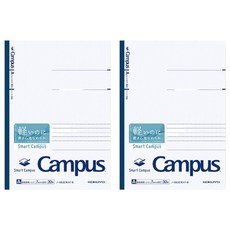 KOKUYO Campus輕量筆記本B5點線A 4925, 藍色, 2本