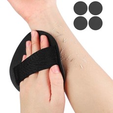 떼루와 때밀이 패드, 블랙, 4개입, 1개