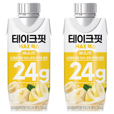 테이크핏 맥스 바나나맛 프로틴, 250ml, 2개