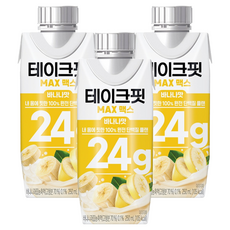 테이크핏 맥스 바나나맛 드링크믹스, 250ml, 3개