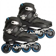 SUCCESS 成功 成人平花直排鞋, 黑色, 1雙