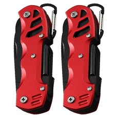 多用途家用生活工具 16合1 瑞士刀 紅色, 2個