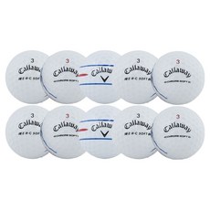 Callaway 卡拉威 Triple Line 系列 高爾夫二手球 特A+級 42.67mm, 混合顏色, 10個