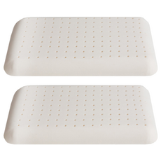 acacia home 頂級乳膠枕頭 愛麗絲 + 內枕套, 白色