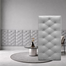 온아름 두꺼운 3D 벽보호 패드 충격방지 셀프접착 폼블럭, 그레이, 10개