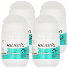 Babaria 長效體香滾珠瓶, 健康無鉛鹽, 48H長效, 50ml, 4瓶
