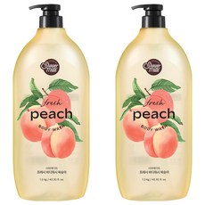 Shower Mate 微風如沐果香沐浴乳 甜蜜桃 嫩白肌膚, 1.2kg, 2瓶