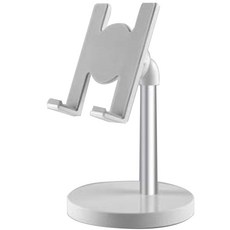 라니마켓 흔들림 없는 휴대폰 받침대 135mm, 실버, 1개