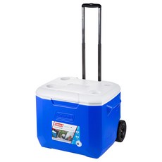 Coleman Performance滾輪行動冰箱, 57L, 藍色