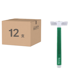 舒適牌 Schick Exacta2 高級防滑輕便刀 潤滑型, 12支, 1包