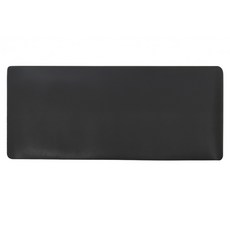 ezlife 雙面拼色防水皮革滑鼠墊/餐桌墊 70 x 35cm 防水耐磨 電腦辦公桌墊, 紅色 + 黑色, 1個