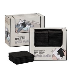 Comma 清潔菜瓜布 60抽, 黑色, 2盒