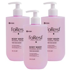 GREEN FINGER 綠手指 森林舒緩香氛沐浴乳 花香, 500ml, 3個