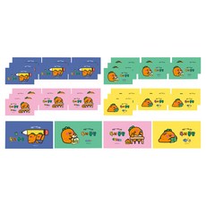 pinkfoot 1000紅蘿蔔閱讀存摺 4種*4入組, 2組, 混色