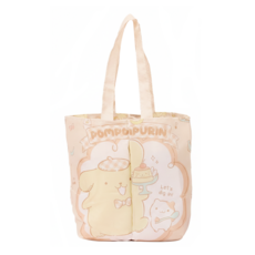 Sanrio 三麗鷗 雙杯飲料袋 CA930-8, 雲朵布丁狗 米黃色, 1個