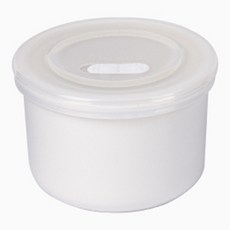 陶瓷食品密封儲存容器, 白色, 250ml, 1個