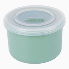 陶瓷食品密封儲存容器, 薄荷綠, 250ml, 1個