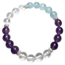 天然水晶手作手鍊手串手珠 礦物材質