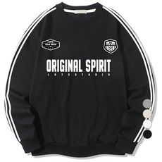 ILLUSO 男女通用 WD 特殊雙面布料袖子雙線條 With Spirit 寬鬆版型大學T