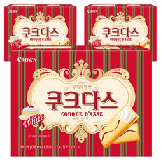 쿠크다스 화이트, 128g, 3개
