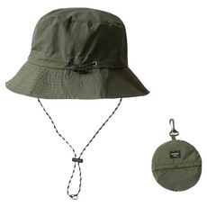 유메모아 접이식 버킷햇 포켓벙거지, 카키
