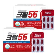크릴56 크릴오일 90g, 90정, 2개
