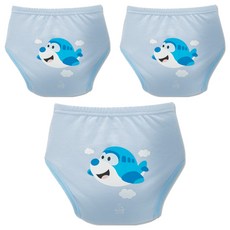 아가짱 프랜들리 6중 배변 훈련 팬티, 비행기(하늘색), 3개